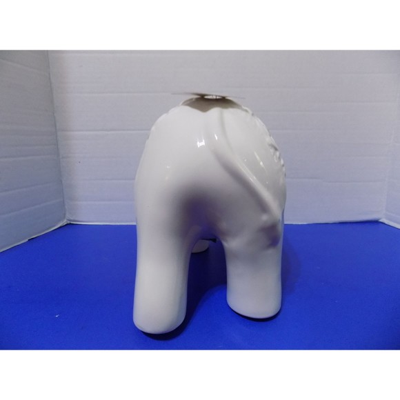 New Ceramic Lucky Elephant Piggy Bank Figurine Sculpture Home Decor Gift - Picture 3 of 5